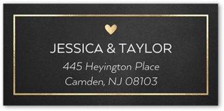 Address Labels: The Big Day Address Label, Grey, Address Label, Matte