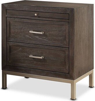 Broomfield 2 Drawer Nightstand Walnut - Steve Silver Co.