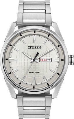 Men's Drive from Citizen Eco-Drive®CTO Watch with Silver-Tone Dial (Model: Aw0080-57A)