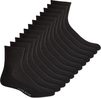 Men's Quarter Socks, 12 pack, Created for Macy's