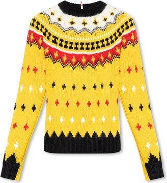 Jacquard Knitted Jumper-AB