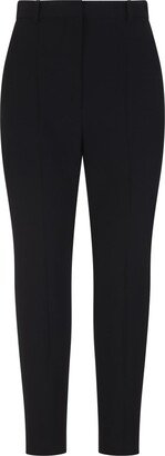 Woman Black High Waist Tailored Trousers