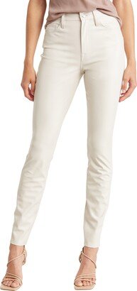 High Waist Faux Leather Skinny Fit Pants