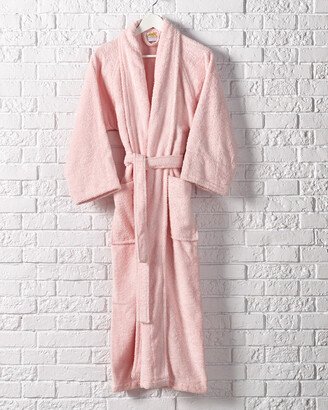 Long-Staple Combed Terry Unisex Adult Long Staple Combed Cotton Bathrobe-AD