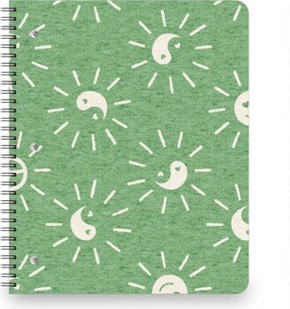 Notebooks: Cool Vibes Notebook, 8.5X11, Green