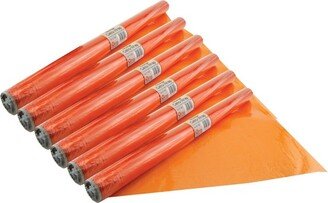 Hygloss® Cello-Wrap™ Roll, Orange, 20 x 12.5', 6 Rolls