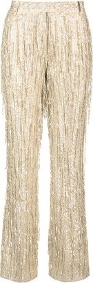 Sequin Detailed Flared Pants