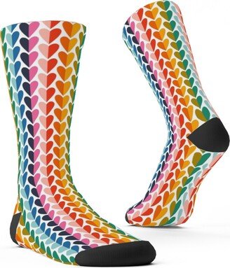 Socks: Rainbow Of Love - Multi Custom Socks, Multicolor