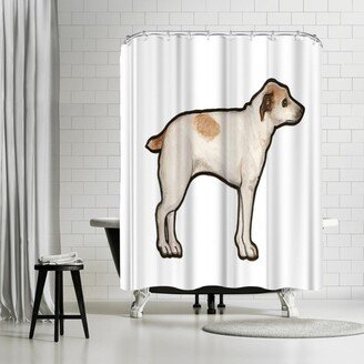 71 x 74 Shower Curtain, Jack Russell by Sally Pattrick