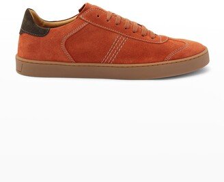 Men's Bono Stitch Suede Low-Top Sneakers