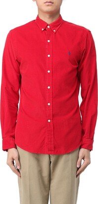 Pony Logo Embroidered Buttoned Shirt