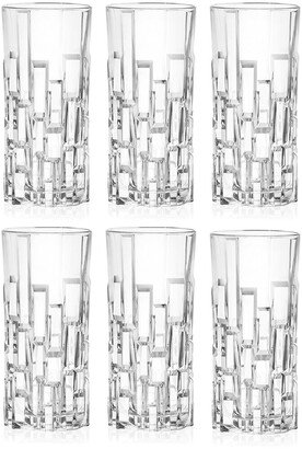 European Highball Glasses Set Of 6