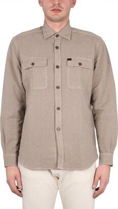 Buttoned Long-Sleeved Shirt-BD