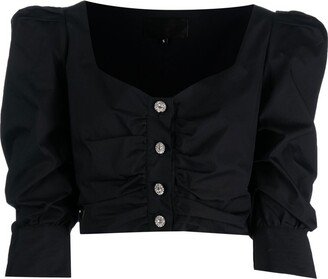 Cropped Cotton Shirt