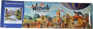 Crafting Spark Diamond Painting Kit Wizardi Springs Hidden Pond WD090 18.9 x 14.9 inches