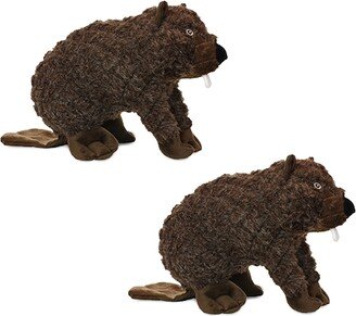 Mighty Massive Nature Beaver, 2-Pack Dog Toys