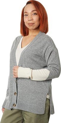 LABEL Go-To Cardi (Light Grey/Putty) Women's Clothing