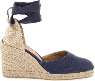 Round Toe Tie-Fastened Espadrilles-AA