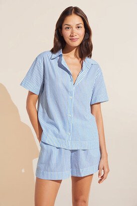 Organic Sandwashed Cotton Printed Short PJ Set-AC