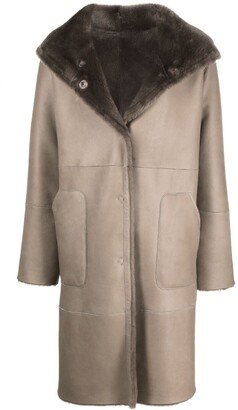 Shearling-Lined Coat