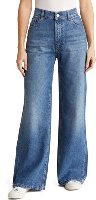 Hepburn High Waist Wide Leg Jeans