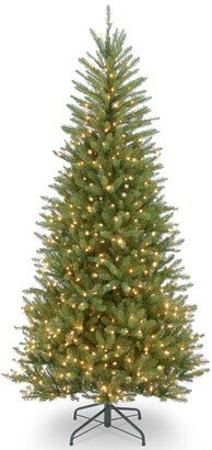 National Tree Company National Tree 6.5' Dunhill Fir Slim Tree with 500 Clear Lights