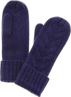 Chunky Cable Cashmere Mittens