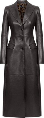 Long Leather Coat-AD