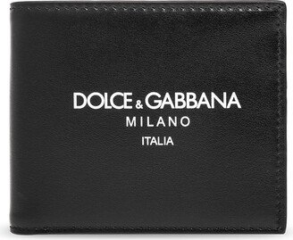 Leather Wallet With Logo-AD