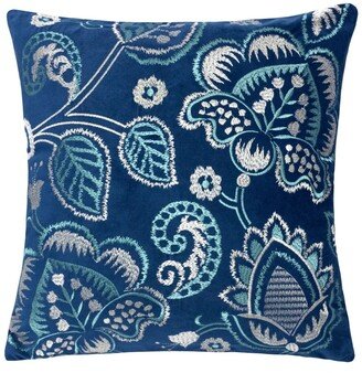 Eva Embroidery Square Decorative Throw Pillow