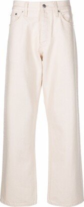 Five-Pocket Organic-Cotton Straight-Leg Trousers