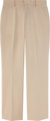 Retro Flare cotton trousers