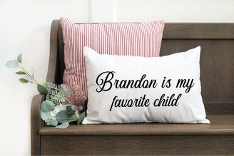 Mother's Day Gift, Favorite Child Pillow, Mothers Gift Gifts For Mom, Funny Mom Fathers