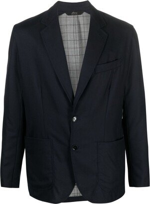 Tailored Virgin Wool-Blend Blazer