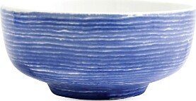 Santorini Stripe Medium Footed Serving Bowl-AA