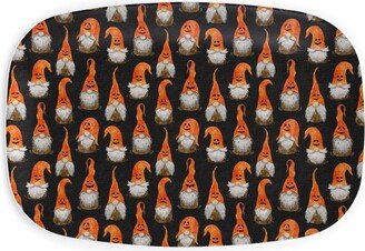 Serving Platters: My Gnomes Serving Platter, Orange