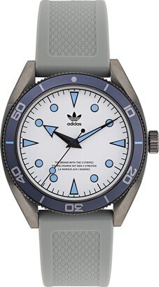 Unisex Gray Silicone Strap Watch (Model: AOFH220032I)