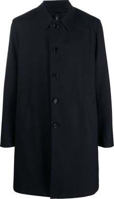 Single-Breasted Wool Coat-DA