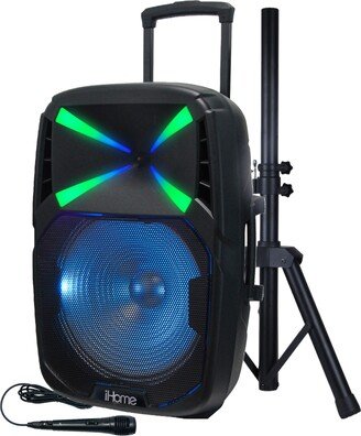 Portable 15 Karaoke Machine and Speaker with Stand