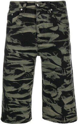 Camouflage Knee-Length Shorts