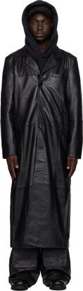 Black Vargen Leather Coat