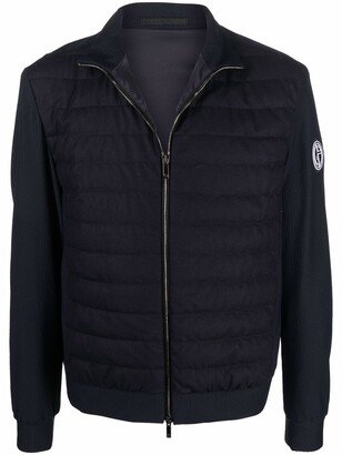 Mesh-Detailed Padded Jacket