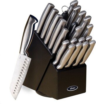 Baldwyn 22 Piece Cutlery Set with Black Wood Swivel Block