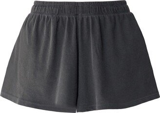 Earth Body Relaxed Hypoallergenic Natural-Body Soft Lounge Shorts In Carbon