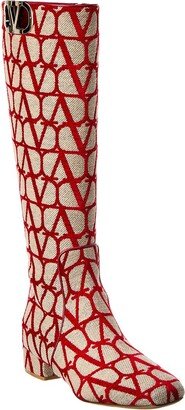 Vlogo 30 Type Toile Iconographe Canvas Knee-High Boot-AA