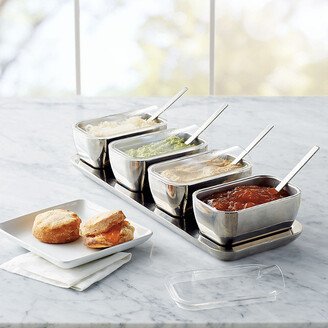 Olympus International Limited Super Chill Four-section Insulated Condiment Server with Lids