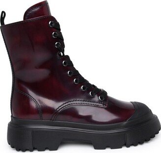 H619 Lace-Up Combat Boots-AC