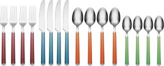 Riant 16-Piece Flatware Set with Rack, Service for 4