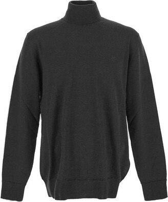 Pegaso Embroidered Turtleneck Jumper-AA