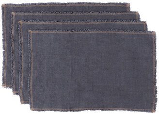 departo Grey Linen Placemat Set